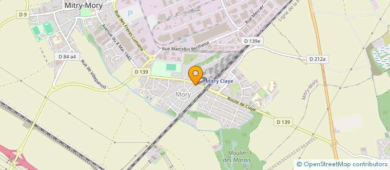 localisation de l'entreprise MONSIEUR THIERNO BAH  MITRY-MORY