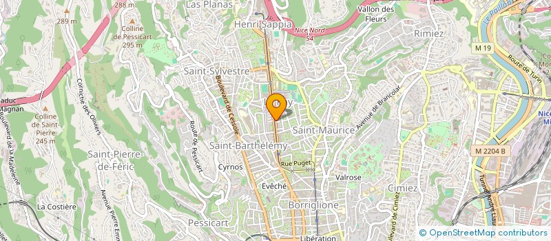 localisation de l'entreprise MONSIEUR THIERNO BAH  NICE