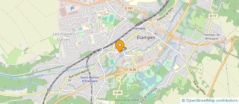 localisation de l'entreprise MONSIEUR THIERNO BAH  ETAMPES