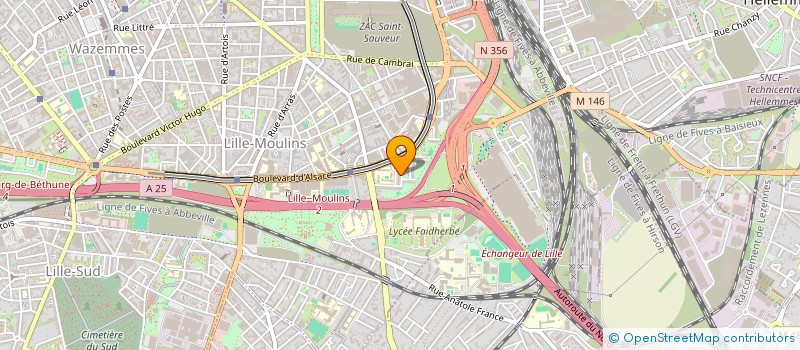 localisation de l'entreprise MONSIEUR THIERNO BALDE  LILLE