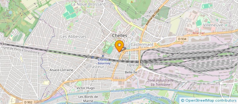 localisation de l'entreprise MONSIEUR THIERNO BALDE à CHELLES