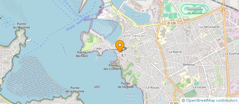 localisation de l'entreprise MONSIEUR THIERNO BALDE  SAINT-MALO