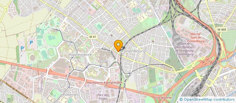 localisation de l'entreprise MONSIEUR THIERNO BARRY  STRASBOURG