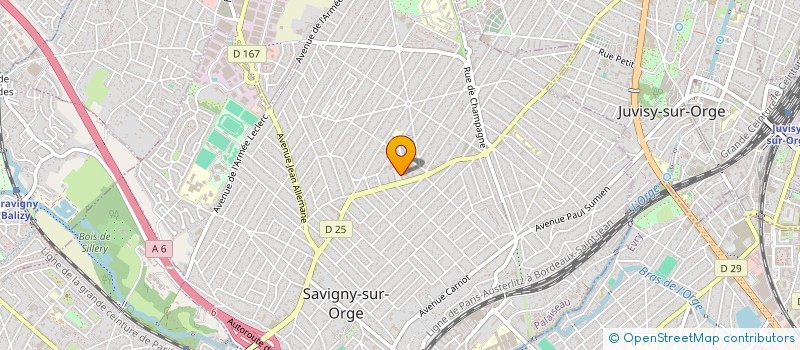 localisation de l'entreprise MONSIEUR THIERNO BATHILY à SAVIGNY-SUR-ORGE
