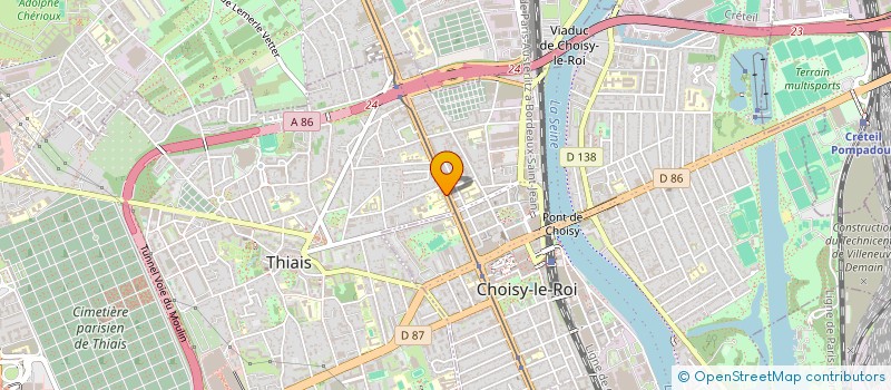 localisation de l'entreprise MONSIEUR THIERNO BOUBACAR BALDE  THIAIS