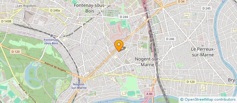 localisation de l'entreprise MONSIEUR THIERNO CHERIF DIALLO  NOGENT-SUR-MARNE