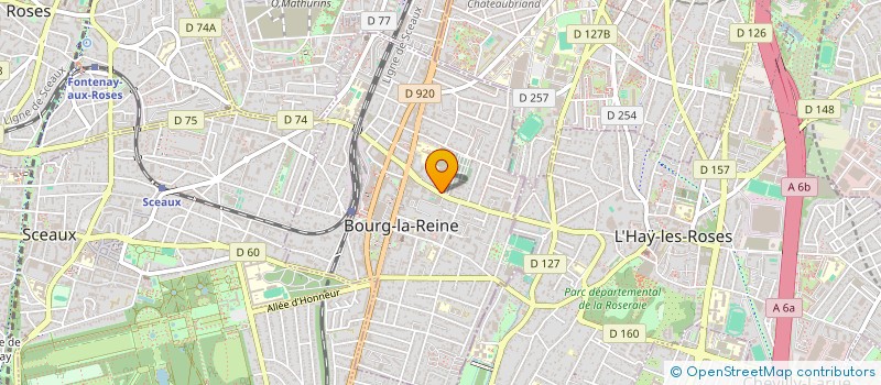 localisation de l'entreprise MONSIEUR THIERNO CISSE  BOURG-LA-REINE