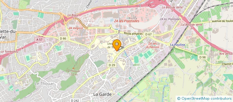 localisation de l'entreprise MONSIEUR THIERNO COBAR  LA GARDE