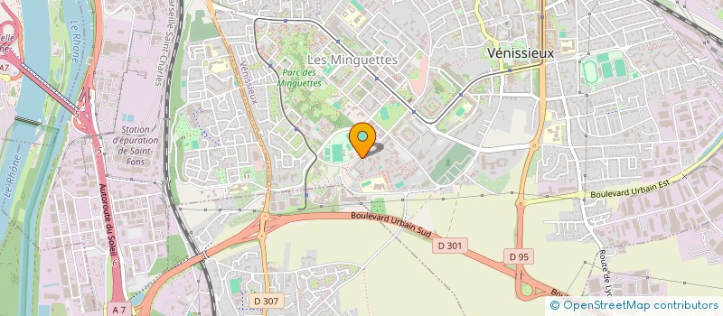 localisation de l'entreprise MONSIEUR THIERNO DIALLO  VENISSIEUX