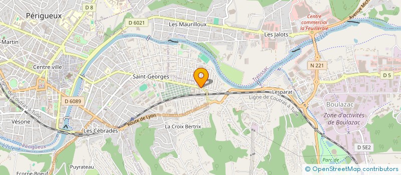 localisation de l'entreprise MONSIEUR THIERNO DIALLO à PERIGUEUX