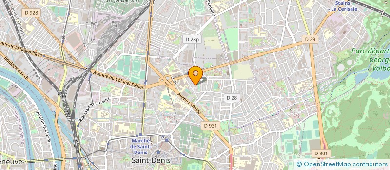 localisation de l'entreprise MONSIEUR THIERNO DIALLO à SAINT DENIS