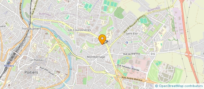 localisation de l'entreprise MONSIEUR THIERNO DIALLO  POITIERS