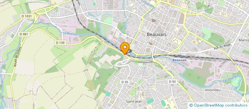 localisation de l'entreprise MONSIEUR THIERNO DIALLO  BEAUVAIS