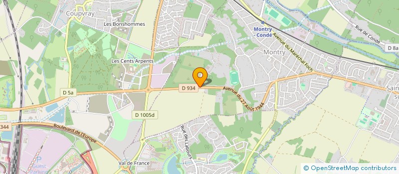 localisation de l'entreprise MONSIEUR THIERNO DIALLO  MONTRY