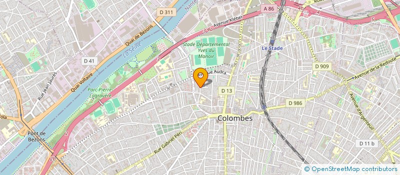 localisation de l'entreprise MONSIEUR THIERNO DIALLO à COLOMBES