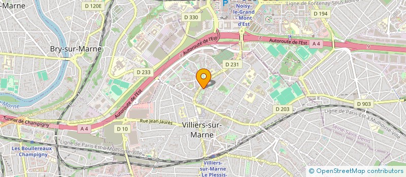 localisation de l'entreprise MONSIEUR THIERNO DIALLO  VILLIERS-SUR-MARNE