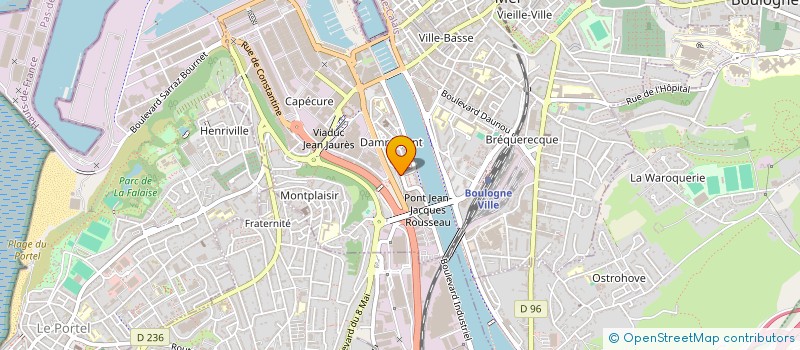 localisation de l'entreprise MONSIEUR THIERNO DIALLO  BOULOGNE-SUR-MER