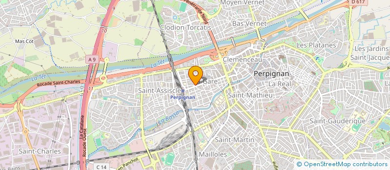 localisation de l'entreprise MONSIEUR THIERNO DIALLO  PERPIGNAN