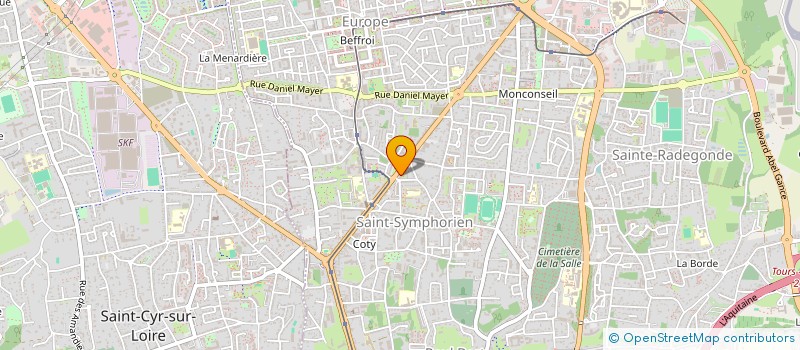 localisation de l'entreprise MONSIEUR THIERNO DIALLO  TOURS