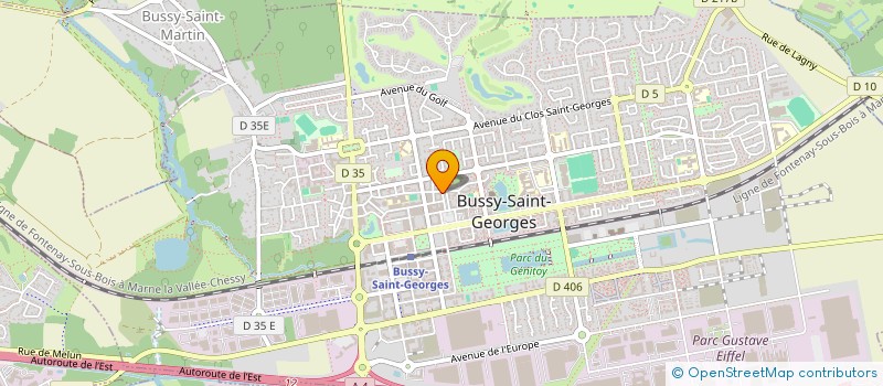 localisation de l'entreprise MONSIEUR THIERNO DIALLO  BUSSY-SAINT-GEORGES