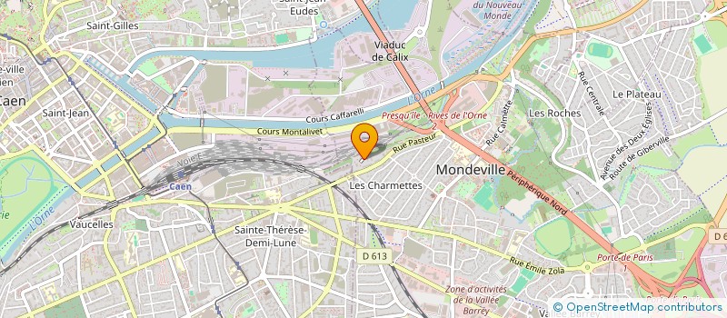localisation de l'entreprise MONSIEUR THIERNO DIANGANE  MONDEVILLE