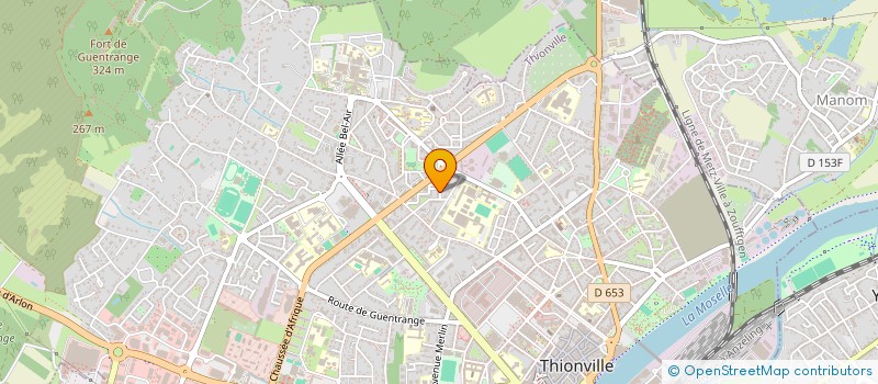 localisation de l'entreprise MONSIEUR THIERNO DIOUF  THIONVILLE