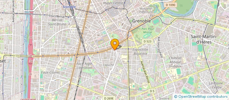 localisation de l'entreprise MONSIEUR THIERNO HAMADI DIALLO  GRENOBLE