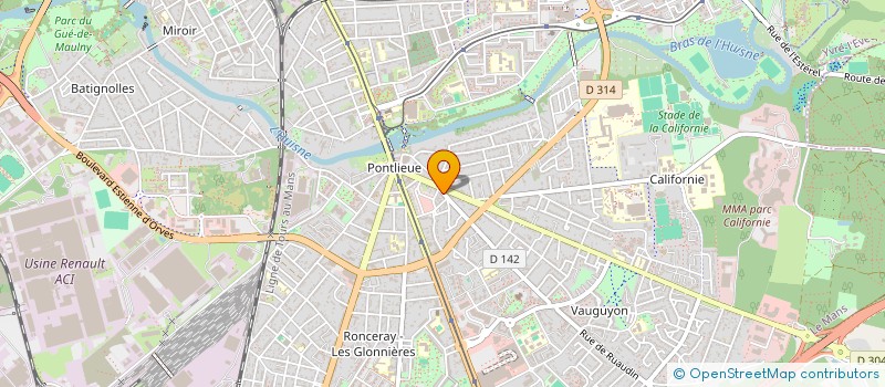 localisation de l'entreprise MONSIEUR THIERNO OULARE à LE MANS