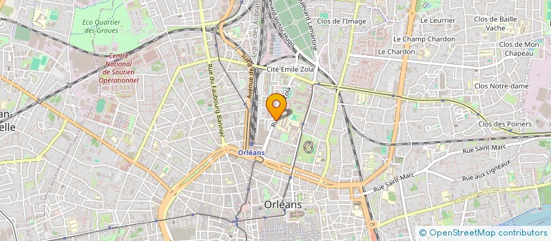 localisation de l'entreprise MONSIEUR THIERNO OUMAROU DIALLO à ORLEANS