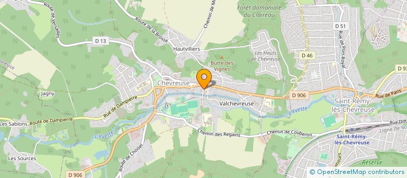 localisation de l'entreprise MONSIEUR THIERNO SADOU DIALLO  CHEVREUSE