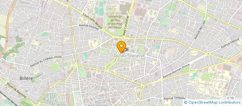 localisation de l'entreprise MONSIEUR THIERNO SALL  PAU