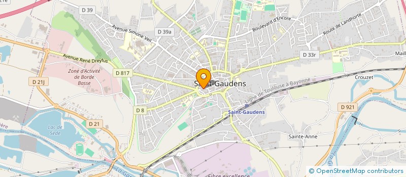 localisation de l'entreprise MONSIEUR THIERNO SOW à SAINT-GAUDENS