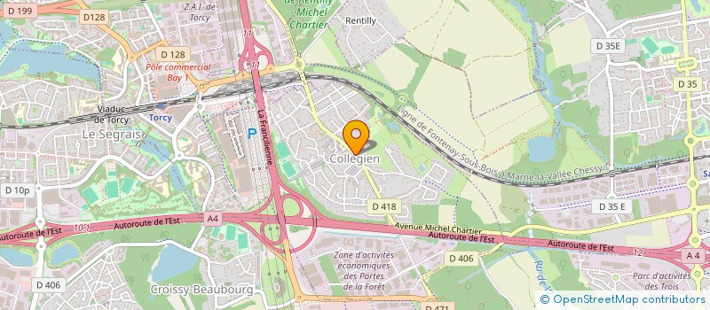 localisation de l'entreprise MONSIEUR THIERNO SY  COLLEGIEN