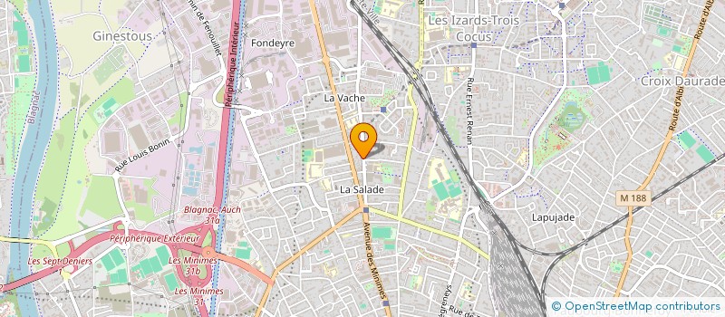 localisation de l'entreprise MONSIEUR THIERNO ZANIFE à TOULOUSE