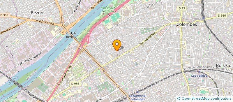 localisation de l'entreprise MONSIEUR THIERRE DETAILLER à COLOMBES