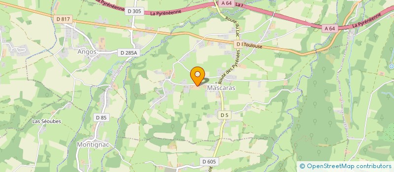 localisation de l'entreprise MONSIEUR THIERRY ABADIE  MASCARAS