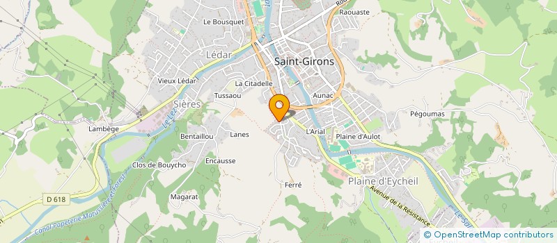 localisation de l'entreprise MONSIEUR THIERRY ABEL RASSATI à SAINT-GIRONS