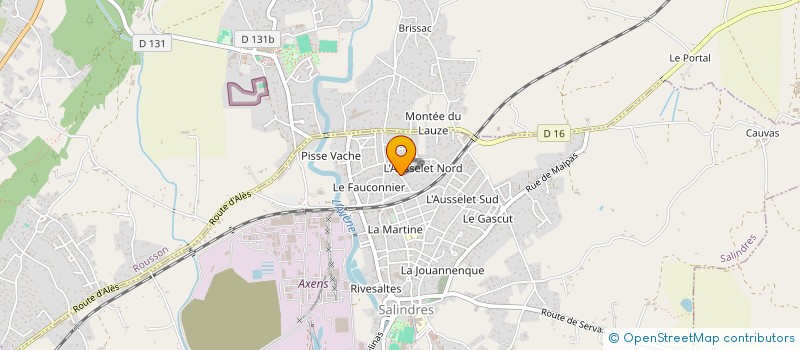 localisation de l'entreprise MONSIEUR THIERRY ACCASSARD à SALINDRES