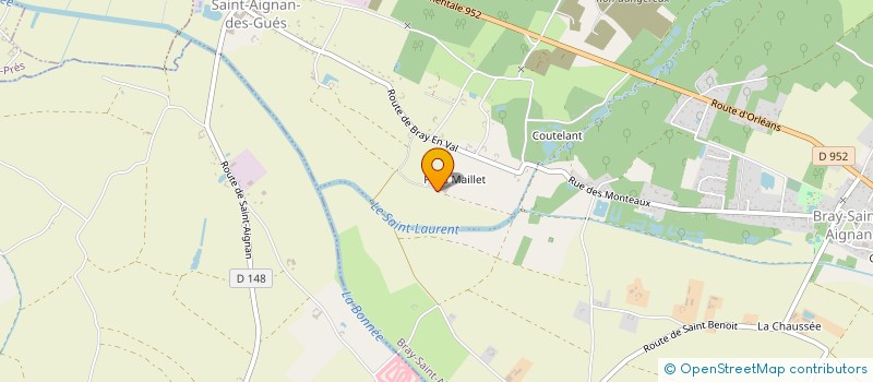 localisation de l'entreprise MONSIEUR THIERRY AFFOUARD à BRAY-SAINT-AIGNAN