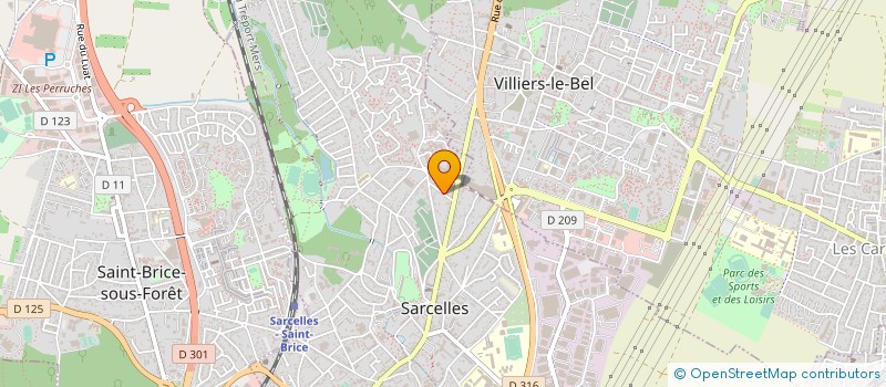 localisation de l'entreprise MONSIEUR THIERRY AFLALO à SARCELLES