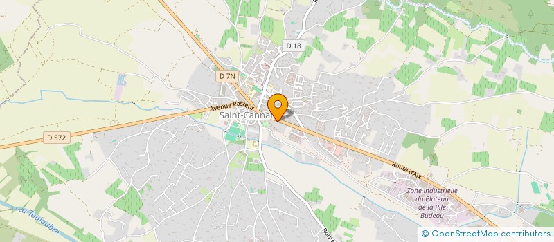 localisation de l'entreprise MONSIEUR THIERRY AILLAUD  SAINT-CANNAT