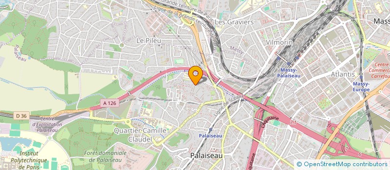 localisation de l'entreprise MONSIEUR THIERRY ALAIN BOULET  PALAISEAU