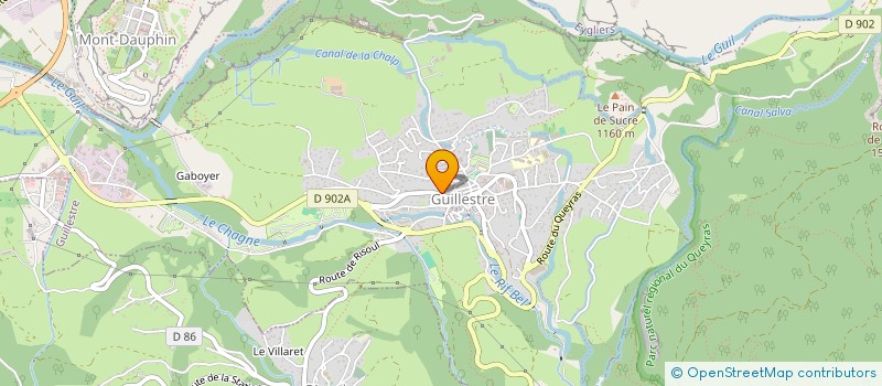 localisation de l'entreprise MONSIEUR THIERRY ALBALAT  GUILLESTRE