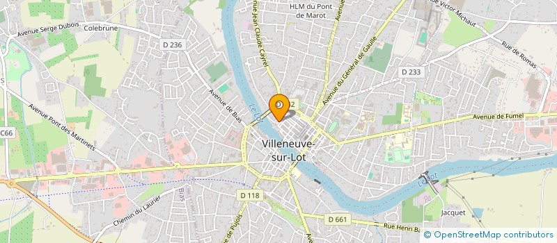 localisation de l'entreprise MONSIEUR THIERRY ALBERTINI  VILLENEUVE SUR LOT