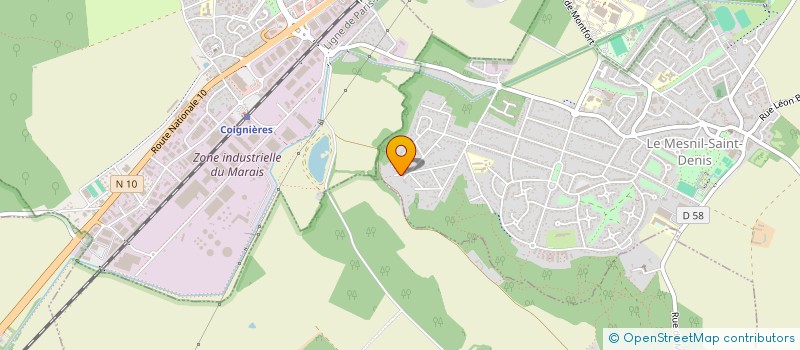 localisation de l'entreprise MONSIEUR THIERRY ALEXANDRE  LE MESNIL-SAINT-DENIS