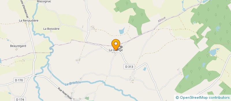 localisation de l'entreprise MONSIEUR THIERRY ALIADIERE  AMBERNAC