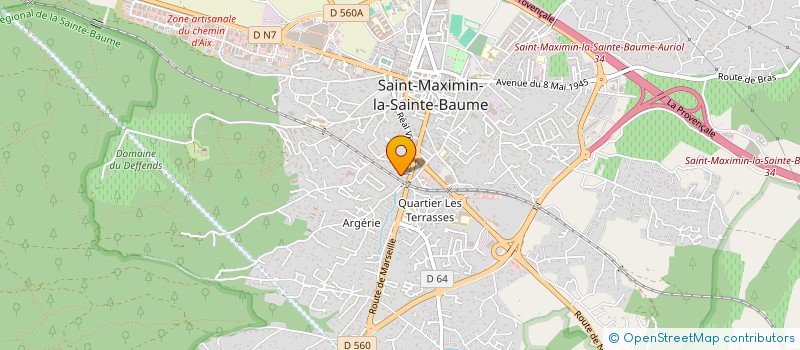 localisation de l'entreprise MONSIEUR THIERRY ALIS à SAINT-MAXIMIN-LA-SAINTE-BAUME
