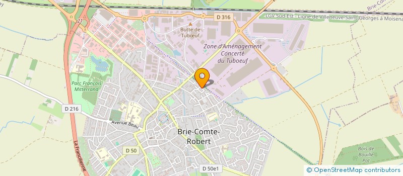 localisation de l'entreprise MONSIEUR THIERRY ALLAIN  BRIE-COMTE-ROBERT