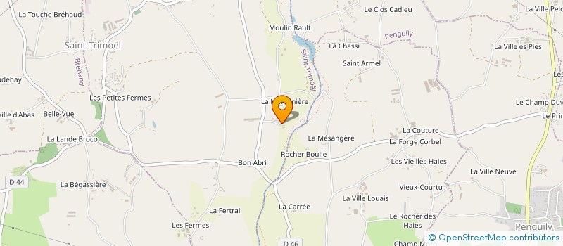 localisation de l'entreprise MONSIEUR THIERRY ALLAIN à SAINT-TRIMOEL