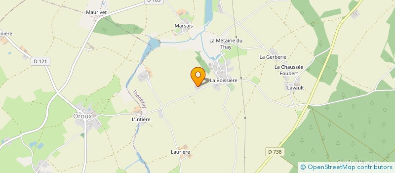 localisation de l'entreprise MONSIEUR THIERRY ALLARD  THENEZAY